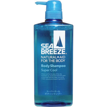 資生堂 シーブリーズ スーパークール ボディシャンプー ポンプ 600ml 4901872866120 SEA BREEZE ボディソープ デオドラント スポーツ後