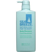 シーブリーズ　薬用デオドラント ボディシャンプー ポンプ(資生堂 SEA BREEZE)600mL[宅配便]E4901872866113 爽快 スッキリ清潔 サラサラ素肌