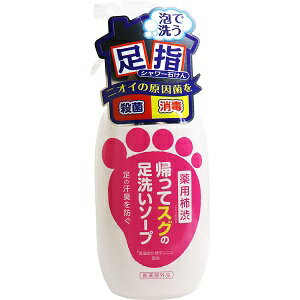 [ 3個 セット ] マックス 薬用 柿渋 帰ってスグの 足洗いソープ 250mL [送料込][4902895040740] 気になる足の臭い 足指 足甲 足裏を 泡でまとめて丸洗い 泡ポンプ