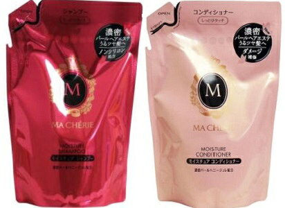 [ ペア セット ] マシェリ モイスチュア EX シャンプー コンディショナー 詰替用 380mL [4550516493743][4550516493774] macherie オススメ 人気 ヘアケアセット つめかえ ノンシリコン ダメージケア シャンプーリンス セット 頭皮 髪 潤い詰め替え ファイントゥデイ - 2
