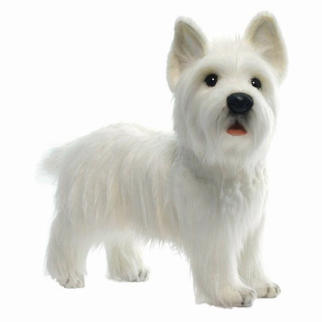 ハンサ ウェストハイランドテリア W17×H36×D45cm HANSA 39ショップ サンキュー コスメデネット