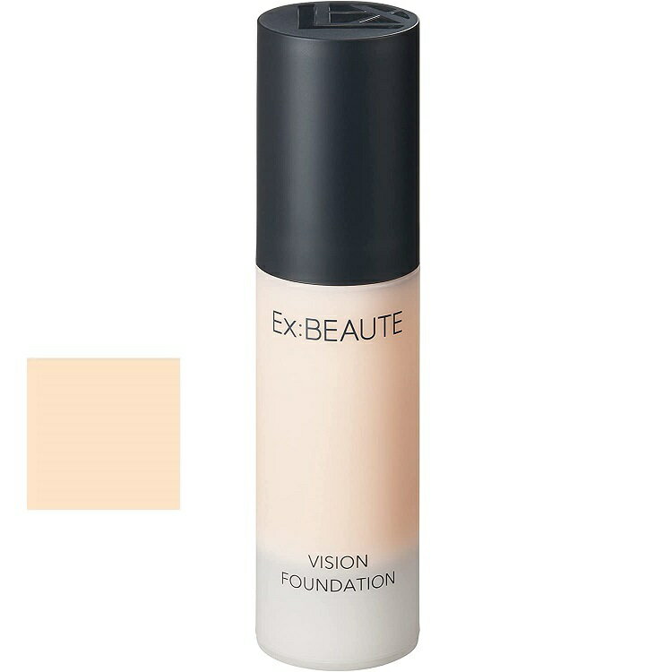 Ex:BEAUTE エクスボーテ ビジョンファンデーション マット オークル01 24g SPF26 PA++ ウォータープルーフ ファンデーション リキッドファンデーション