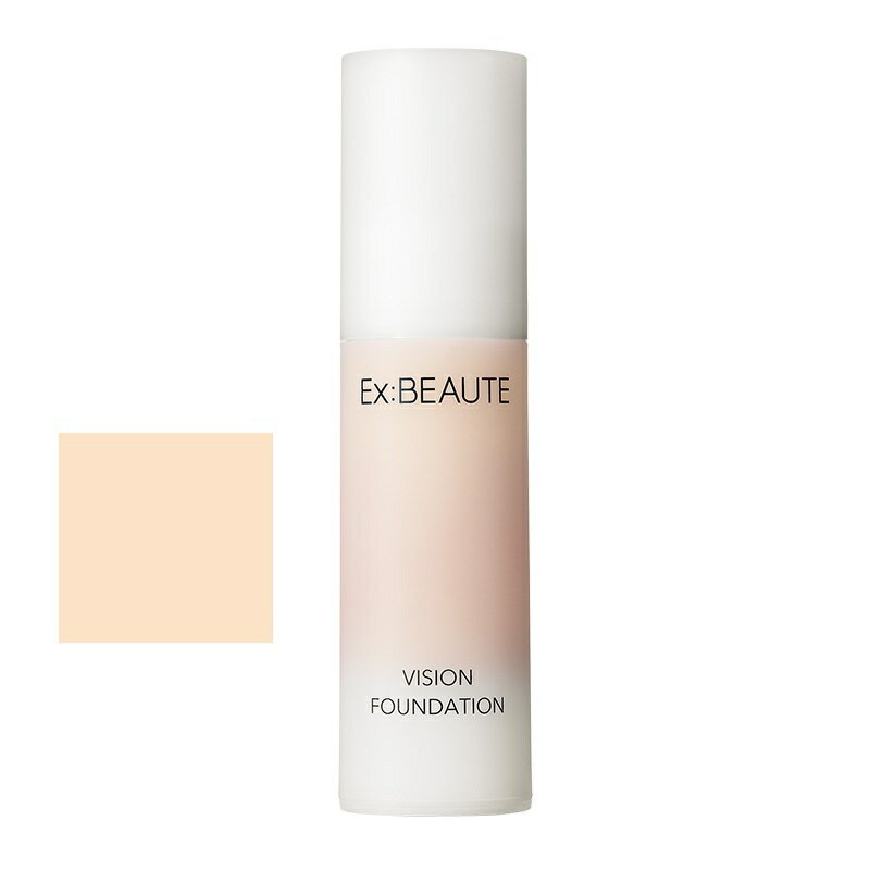 Ex:BEAUTE エクスボーテ プレミアムビジョンファンデーション オークル01 26g SPF27 PA++ ウォータープルーフ ファンデーション リキッドファンデーション