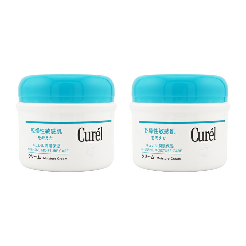 [2個セット]Curel キュレル 潤浸保湿 クリーム 90g 医薬部外品 消炎剤配合 セラミドケア 弱酸性 無香料 無着色 アルコールフリー[ギフトラッピング対応]