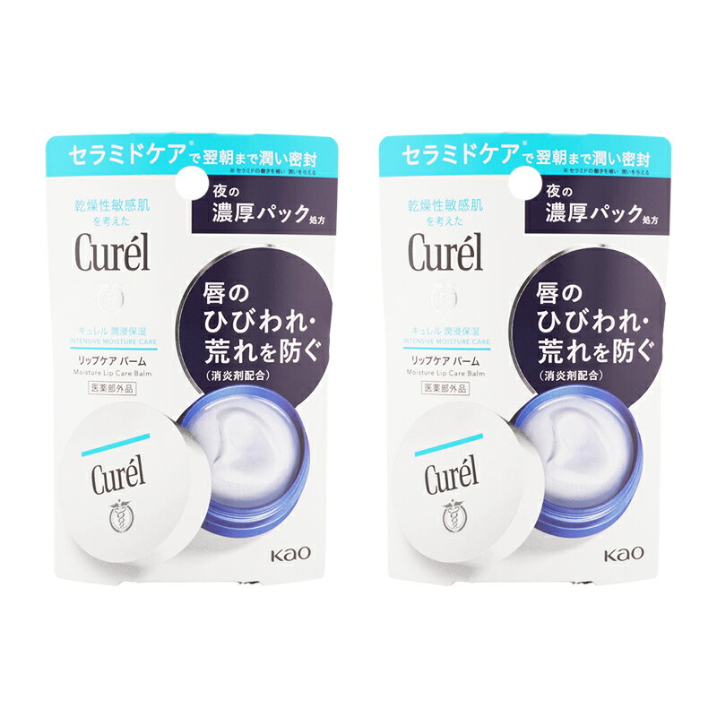 [2個セット]Curel キュレル リップケア バーム 4.2g 乾燥 ひび割れ 荒れ 無香料 無着色 アルコールフリー 医薬部外品 [ギフトラッピング対応]