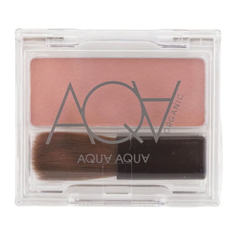 AQUA AQUA アクア・アクア オーガニックプレストチーク 02フレッシュカシス 3.3g パウダーチーク[ギフトラッピング対応]