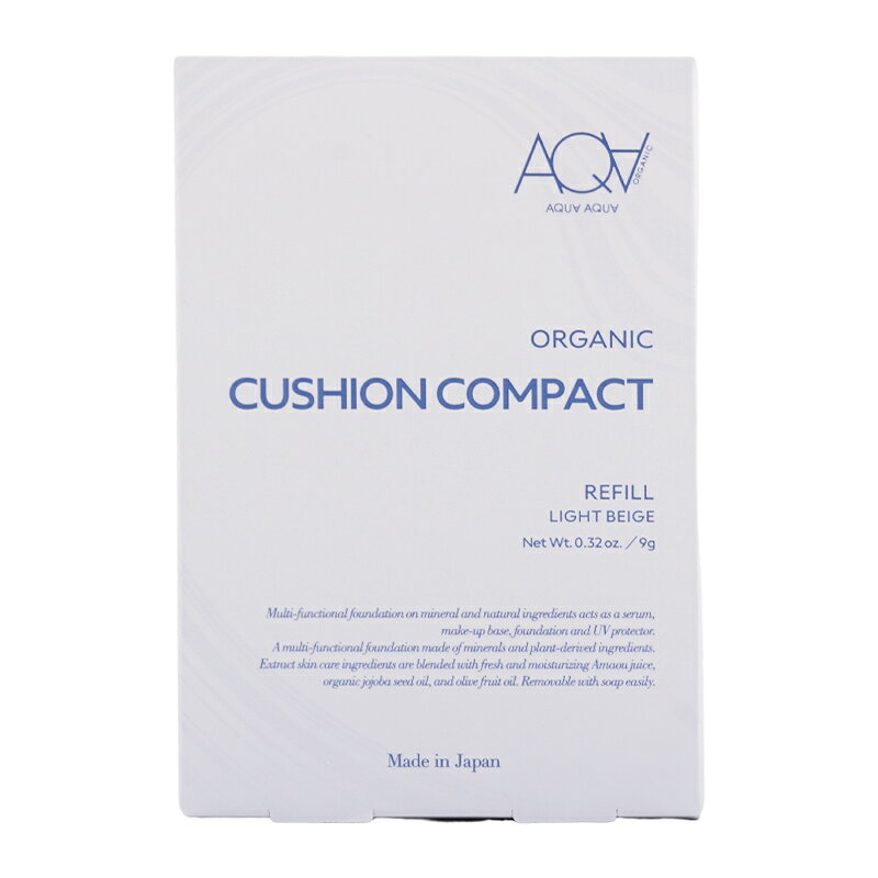 AQUA AQUA アクア・アクア オーガニッククッション SPF35 PA+++ リフィル ライトベージュ 9g クッションファンデーション[ギフトラッピング対応] cosmeitsumi-10008958 コスメイツミ サンプル画像2