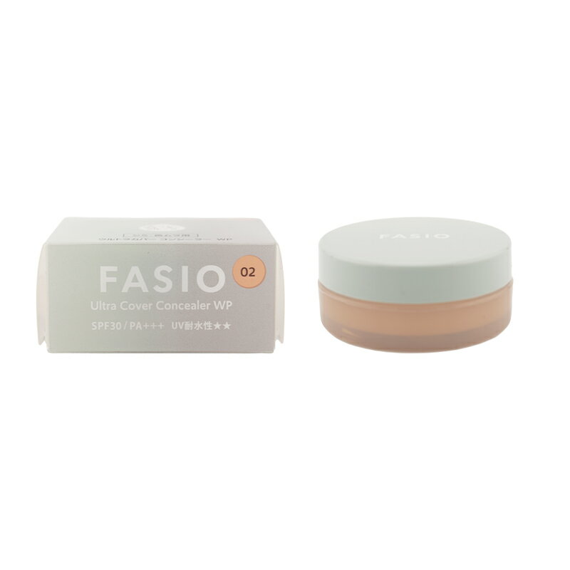 FASIO ファシオ ウルトラカバー コンシーラー WP 02 ミディアムページュ 10g クリームコンシーラー SPF30 PA+++ UV耐水性 [ギフトラッピング対応]