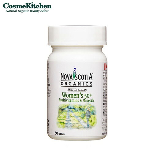 【Nova Scotia Organics】マルチビタミン＆ミネラル ウーマンリバランス | マルチビタミン 更年期 PMS 鉄分 オーガニック 月経 サプリメント