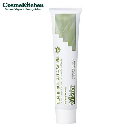 【ポイント10倍】【ARGITAL】グリーンクレイ歯みがき（セージ） | アルジタル ナチュラルコスメ オーラルケア 歯磨き粉 100％天然成分 無添加 口臭 口臭ケア 歯みがき粉 はみがきこ ハミガキ粉 ブレスケア タバコ におい 息ケア ハーブ