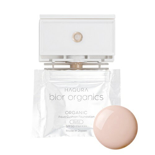 【ポイント5倍】【bior organics】オーガニックアクア エアレスクッション ハクラビオール | ファンデ オーガニック SPF50 紫外線対策 UVカット ハリ ツヤ 潤い 紫外線吸収剤不使用 美白 乾燥 保湿 cosmekitchen-10001688 コスメキッチン サンプル画像3