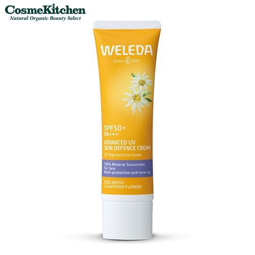 【WELEDA】エーデルワイス UVバリアクリーム 60mL | ヴェレダ 顔 日焼け止め クリーム フェイス 化粧下地 UV下地 ベースメイク 敏感肌 日焼け 紫外線対策 UVカット 紫外線 ブルーライト 近赤外線 ギフト プレゼント 送料無料