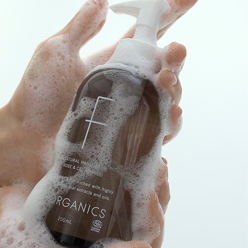 【F ORGANICS】ナチュラルハンドウォッシュN レモングラス＆ジュニパー | ハンドウォッシュ 潤い 保湿 泡 乾燥 肌荒れ くすみ 清潔感 cosmekitchen-10001134 コスメキッチン サンプル画像2