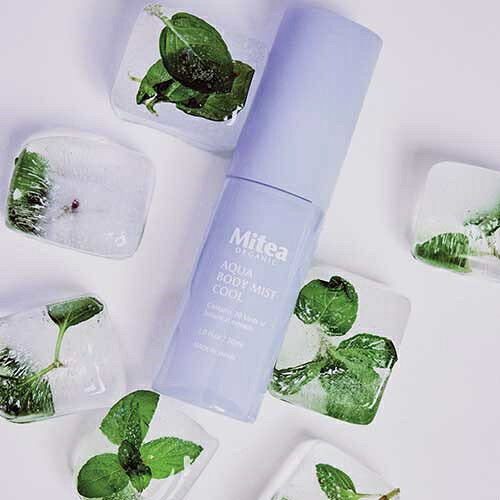【ポイント20倍】【Mitea ORGANIC】アクアボディミストクール（北極美肌ミスト）| 冷感アロマミスト 冷感スプレー ボディミスト ボディケア 強冷感 クール 携帯用 持ち運び 保湿 透明肌 透明感 汗 ベタつき ビタミンC ツボクサ CICA オーガニック ギフト cosmekitchen-10001556 コスメキッチン サンプル画像2