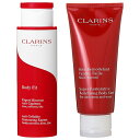 500円OFFクーポン配布中★3日23:59まで！【セット】クラランス CLARINS ボディ フィット 200mL ＋ スープラ アブドウエスト ボディケア 200mL ギフト スキンケアセット 父の日 プレゼント