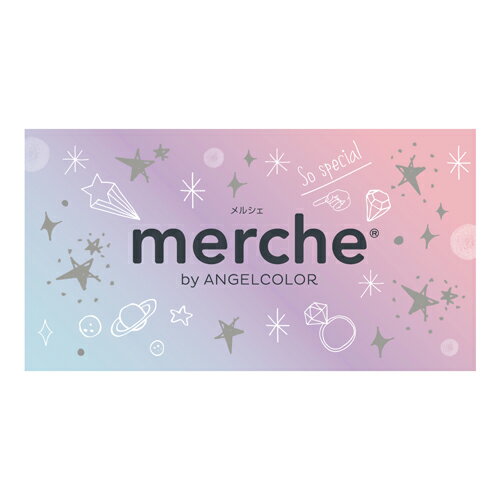 メルシェ バイ エンジェルカラー merche by Angelcolor 1ヶ月 2枚入 (度なし) （さぁや カラコン カラーコンタクト 1month 1ケ月） cfp10