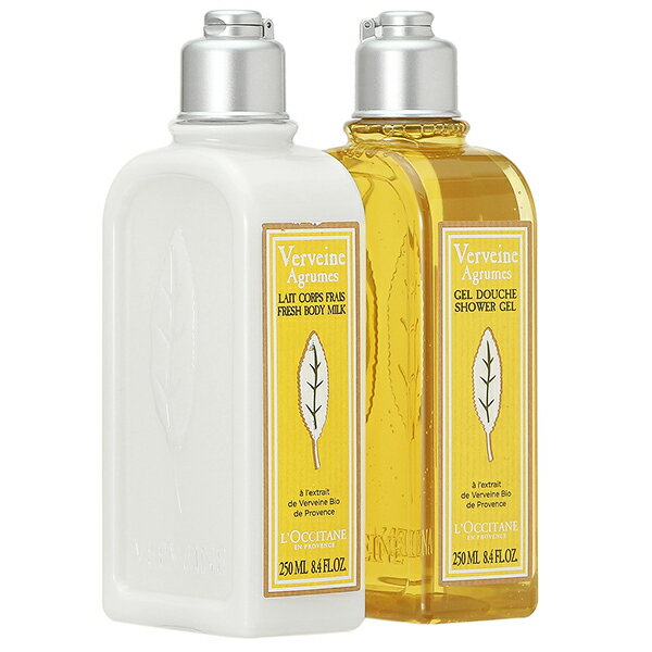 最大1,000円OFFクーポン配布中！【セット】 ロクシタン L’OCCITANE シトラスヴァーベナ ボディケアセット (シャワージェル + アイスボディミルク 各250mL) プレゼント ギフト 石けん ボディソープ