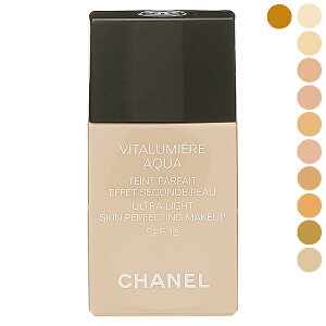 P10倍★5/7 0時〜24H限定！シャネル CHANEL ヴィタルミエール アクア SPF15 PA++ リキッドファンデーション ギフト リキッドファンデーション 母の日 プレゼント