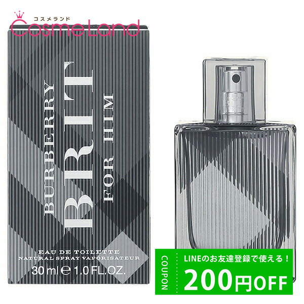 P10倍★5/20 20時～4H限定！バーバリー BURBERRY ブリット フォーメン (フォー ヒム) オードトワレ EDT メンズ 30mL 香水 フレグランス 父の日