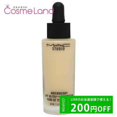 500円OFFクーポン配布中★19日23:59まで！マック MAC スタジオ ウォーターウェイト SPF30 ファンデーション 30mL リキッドファンデーション 父の日