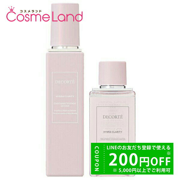 500円OFFクーポン配布中★14日23:59まで！【セット】コスメデコルテ COSME DECORTE イドラクラリティ スキンケアセットB（薬用 トリートメント エッセンス ウォーター 200mL + コンディショニング トリートメント ソフナー 200mL）