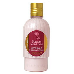 ポイント最大6倍キラリ輝くボディローションロクシタン　メイローズ　シマーリング　ボディローション　250ml