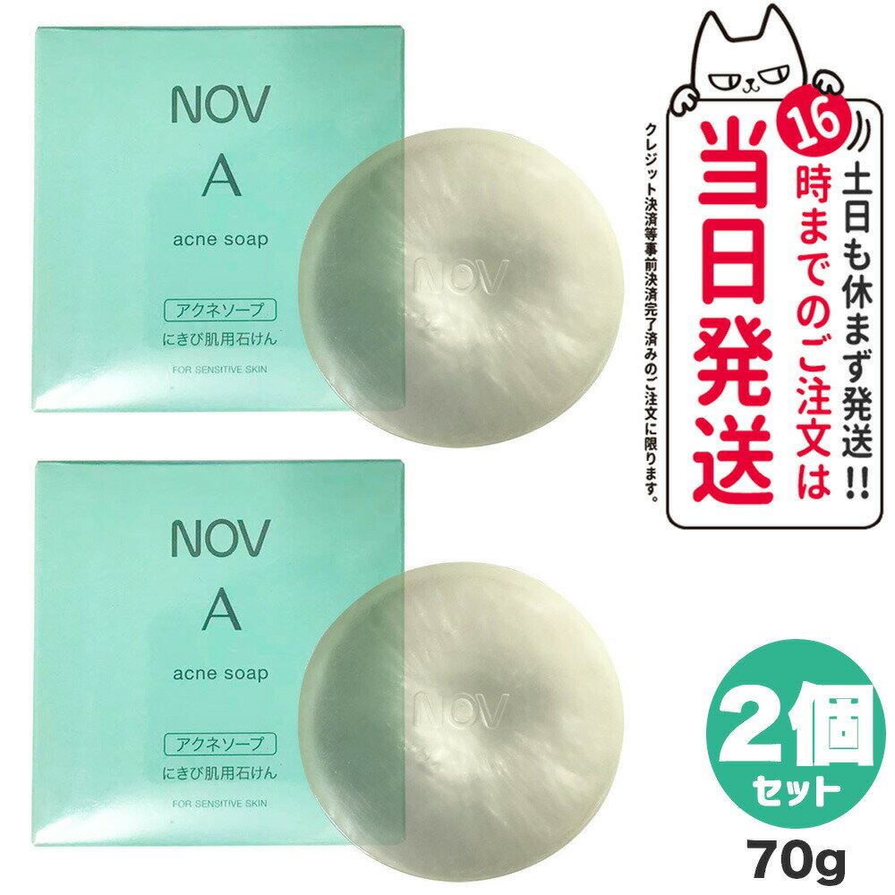 Rakuten - 【2個セット・国内正規品】NOV ノブ A アクネソープ70g にきび肌用石けん 送料無料