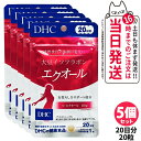 【5個セット 賞味期限2027/03】ディーエイチシー DHC 大豆イソフラボン エクオール 20日分 20粒入り 成分量 10mg サプリメント ダイゼイン ...