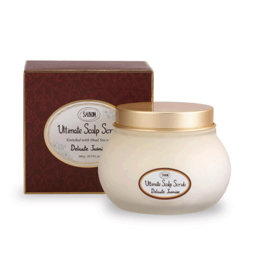 サボン ヘッドスクラブ デリケートジャスミン 300g ヘアケア 頭皮ケア スカルプケア 死海 塩 頭皮クレンジング 毛穴 血行促進のサムネイル