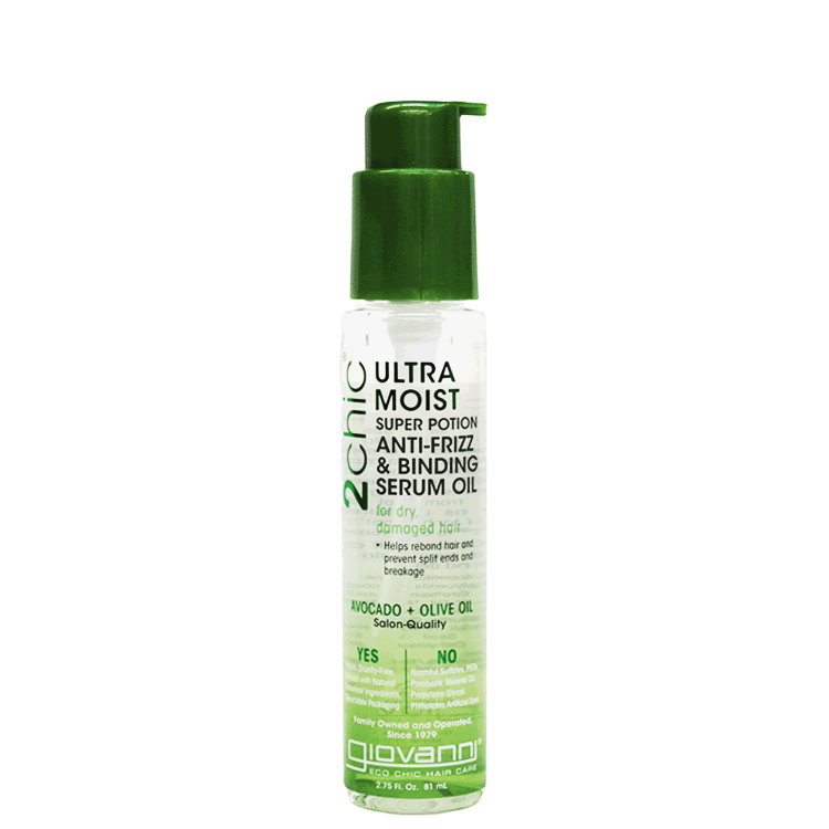 普通郵便送料無料 ジョバンニ giovanni 2chic モイスト ヘアセラム 81ml ヘアケア トリートメント ヘアエッセンス オーガニック 自然派 植物エキス ボタニカル 美容液 洗い流さない アウトバス 乾燥 保湿 ドライ うるおい パサつき