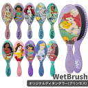 送料無料(T) WetBrush ウェットブラシ オリジナルディタングラー エレガントプリンセス アルティメットプリンセス 各種 ヘアブラシ 櫛 クシ パドルブラシ ヘアケア スタイリング ブラッシング ブロー サラサラ ツヤ ダメージ毛 ブリーチ毛 人気 ギフト ディズニー