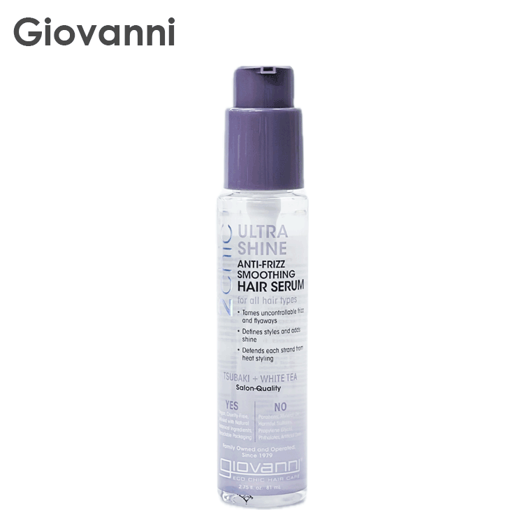 送料無料(T) ジョバンニ ジョヴァンニ giovanni 2chic ハイシャイン ヘアセラム 81ml 椿オイル ダメージケア 紫外線 エアコン スタインリング 洗い流さないトリートメント ツヤ なめらかさ