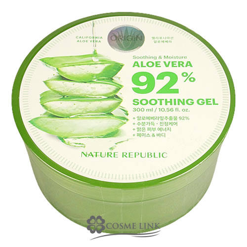 ネイチャーリパブリック NATURE REPUBLIC スージング＆モイスチャー アロエベラ92％ スージングジェル 300ml 韓国コスメ 【国内発送】..