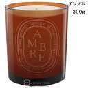 diptyque ディプティック カラーキャンドル アンブル 300g 在庫処分特価 【メール便（ゆうパケット）対象外】