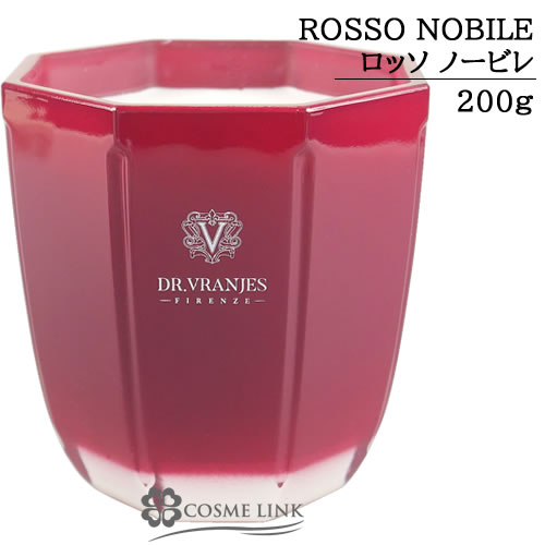 ドットール・ヴラニエス キャンドル ROSSO NOBILE ロッソ ノービレ RED TOURMALINE 200g 在庫処分特価 【国内未発売…