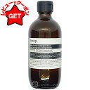 【4H限定★1日20時〜ポイント5倍&クーポン配布】イソップ Aesop ビターオレンジ トナー 200ml 【メール便(ゆうパケット)対象外】