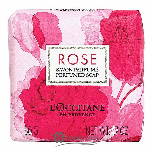 【メール便（ゆうパケット）対応】 ロクシタン ローズ ソープ 50g 【国内未発売】のサムネイル