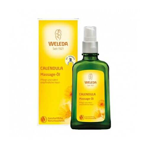 ブランド名 ヴェレダ (WELEDA) 商品名 カレンドラ マッサージオイル ポンプ付き(CALENDULA MASSAGE OIL) カテゴリー ボディケア ボディオイル 商品説明 敏感肌や肌荒れが気になる方へ特別に作られた、やさしく心地よいハーブの香りのマッサージオイルです。 カレンドラエキスとカモミールエキスが肌荒れを和らげ、落ち着かせます。 並行輸入品についてこちらの商品は並行輸入商品です。予告なく商品画像とはパッケージが変更になる場合がございます。並行輸入商品は着色料や香料、成分量が日本国内正規品と若干異なることがございますため、色味や質感が違う場合がございます。また、商品本体に成分表を貼らなければならないため、外箱開封の形跡があったり、未開封シールがない商品、透明フィルムのある商品とない商品の取り扱いがございます。ご了承の上お買い求めください。 使い方入浴やシャワーの後オイルを手にとり、湿った肌になじませます。末端から心臓に向かいながら、円を描くようにマッサージすると効果的です。手のひらで軽く温めてからご使用なさると肌へのなじみが良くなります。 配送・支払方法について宅配（全国どこでも送料無料）広告文責：株式会社ハイブリッジ　011-776-6983区分：化粧品・フレグランス/海外製　原産国：ドイツ、スイスなど