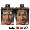 GOSSO ゴッソ ブラジリアンワックス 鼻毛脱毛セット 両鼻10回分×2個セット 脱毛 [8017]送料無料 セルフ脱毛 ノーズワックス