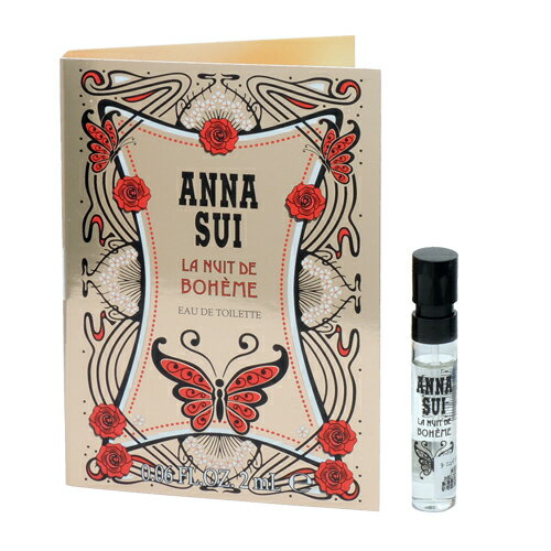 郵便送料無料 アナスイ ラ ニュイ ドゥ ボエム オードトワレ EDT スプレー 2ml ミニ香水 ANNA SUI 香水 香水・フレグランス[TN50] サンプル