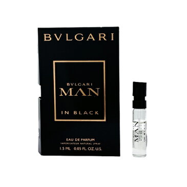 ブルガリ マン イン ブラック オードパルファム EDP SP 1.5ml ミニ香水 サンプル BVLGARI 香水 香水・フレグランス [5426]メール便無料[A][TN50] ミニチュア