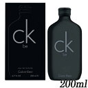 カルバンクライン CK be シーケービー オードトワレ EDT SP 200ml CALVIN KLEIN 香水 香水・フレグランス [7407/4437/4432]送料無料 CK-be CK1 シーケーワンシリーズ CK