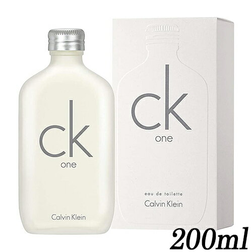 カルバンクライン CK ONE シーケーワン オードトワレ EDT SP 200ml CALVIN KLEIN 香水・フレグランス [7433/5021/1798]送料無料 CK1 CK-one CK