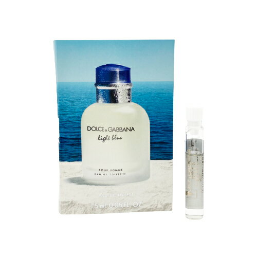 ドルチェ＆ガッバーナ D&G ライトブループールオム オードトワレ EDT ボトル 1.5ml ミニ香水 サンプル DOLCE GABBANA 香水 香水・フレグランス [7303]メール便無料[A][TN50] ミニチュア