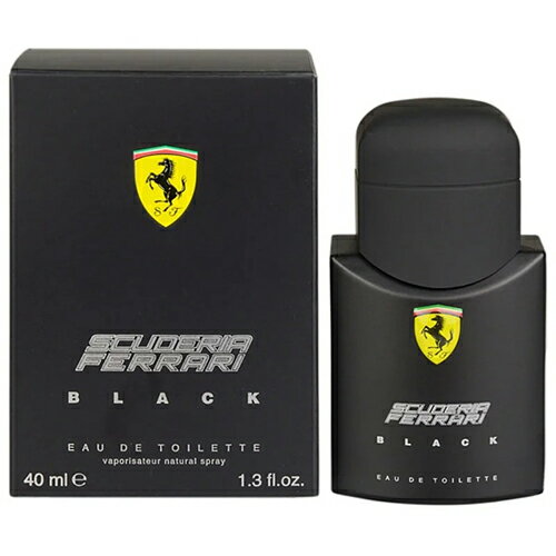 フェラーリ スクーデリア ブラック オードトワレ EDT SP 40ml FERRARI 香水 香水 ...