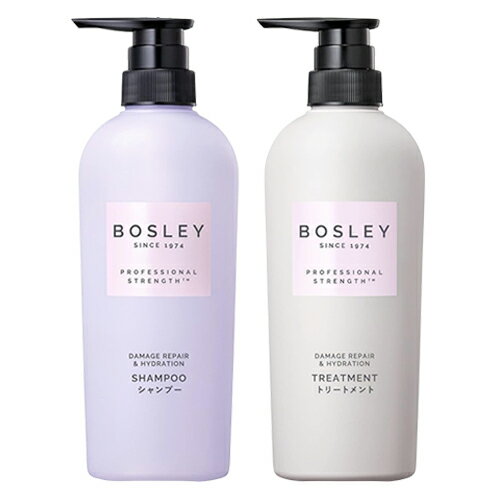 ボズレー シャンプー＆ヘアトリートメント 本体 400mlセット リラックスフラワーの香り BOSL