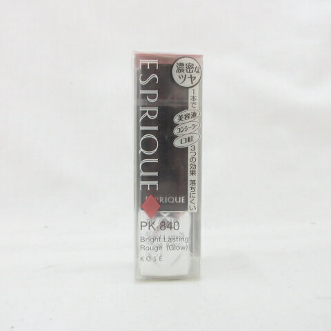 ●コーセー ESPRIQUE エスプリーク ブライトラスティング ルージュ グロウ PK840 ピンク系 口紅 5g ( 0513-K3 )