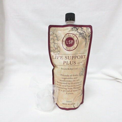 Rakuten - (専用カップ付き) ライフサポート プラス ドリンク (プルーン＆アプリコット味) 500ml 清涼飲料水