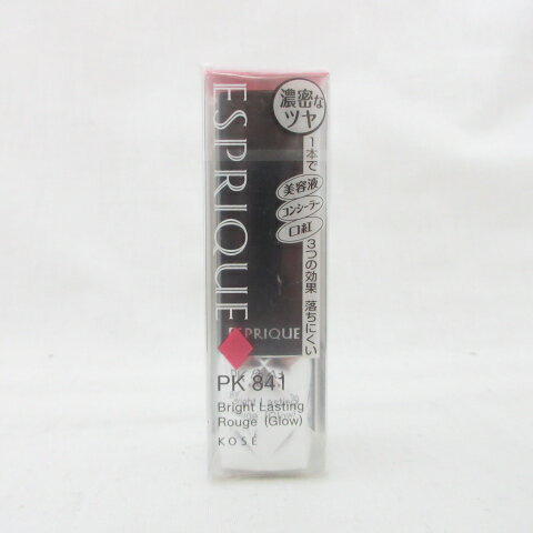 ●コーセー ESPRIQUE エスプリーク ブライトラスティング ルージュ グロウ PK841 ピンク系 口紅 5g ( 0513-K3 )