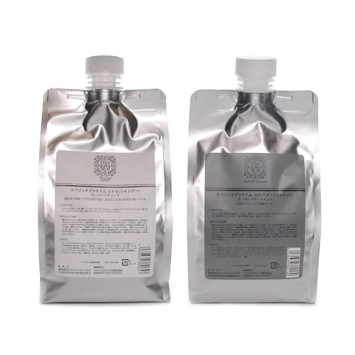 カペリッチ プラチナム ヘアソープ スーパー 750mL + トリートメント スーパー 750g セット 詰め替え